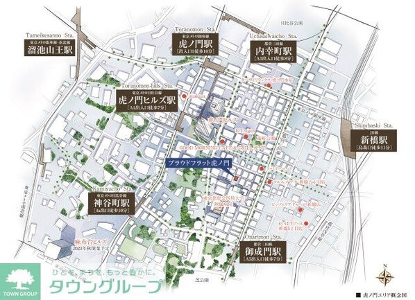 プラウドフラット虎ノ門の物件内観写真